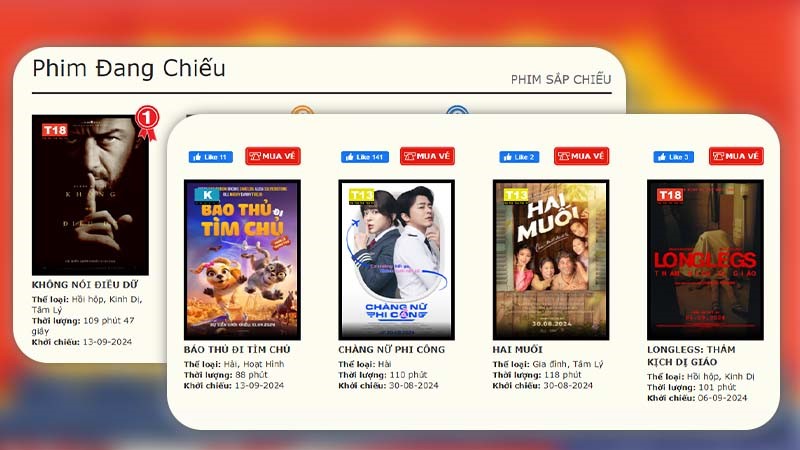 Lịch chiếu phim CGV Vincom Thủ Đức