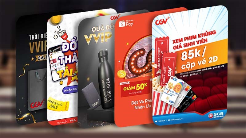 Các khuyến mãi, ưu đãi và merchandise độc quyền của CGV