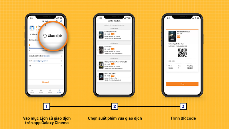 Hướng dẫn mua vé tại Galaxy Cinema Nguyễn Văn Quá