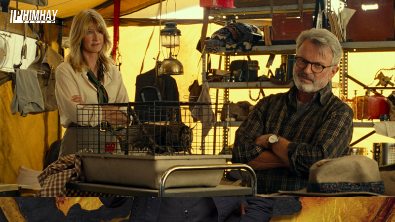 Sam Neill trong vai Tiến sĩ Alan Grant 